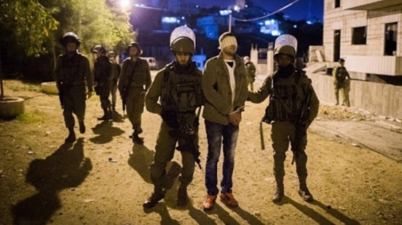 اعتقال 6 فلسطينيين من مدينة الخليل