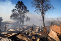 حرائق غابات تشيلي تدمر 150منزلاً