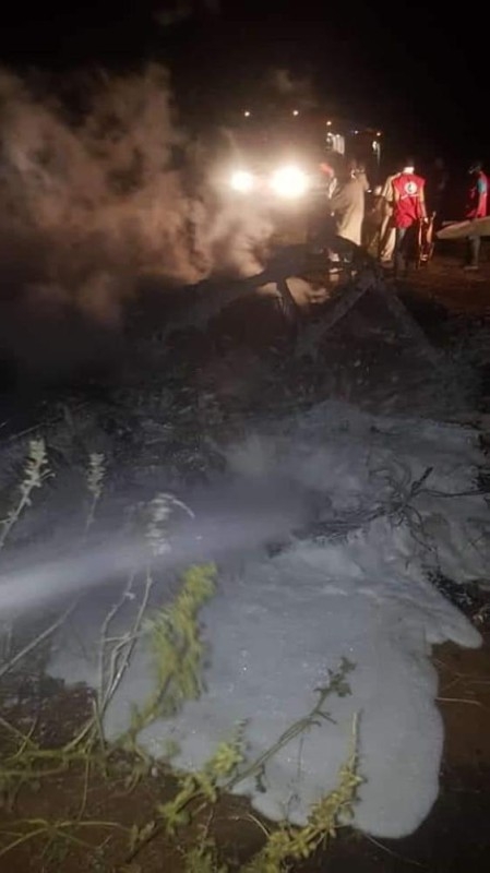 مقتل 20 إثر تحطم طائرة عسكرية بالسودان 