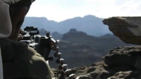 الجيش اليمني يقصف تعزيزات للمليشيا في مريس