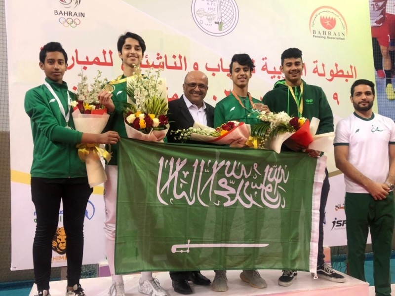 5 ميداليات لأخضر المبارزة في «العربية»