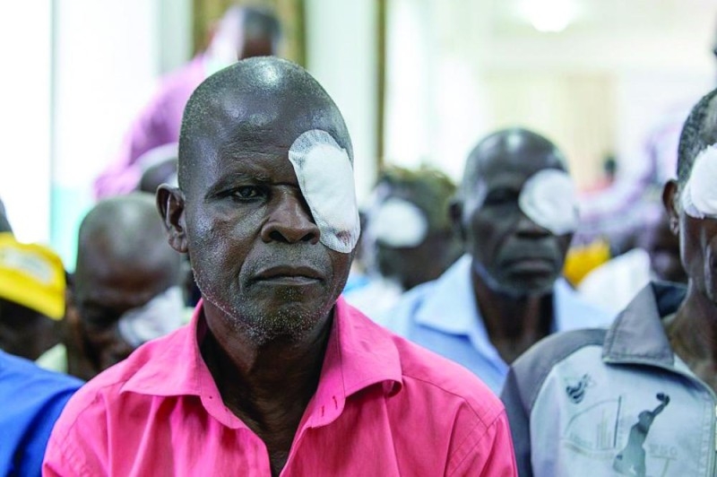 125
جراحة لمكافحة العمى
في الكونغو