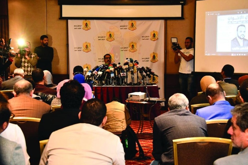
مؤتمر صحفي حضرته «اليوم» للمسماري في القاهرة (اليوم)