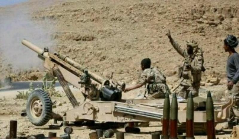 الجيش اليمني يستهدف مواقع للميليشيا في نهم
