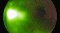 تفاعلات كيميائية تلون المريخ بالأخضر