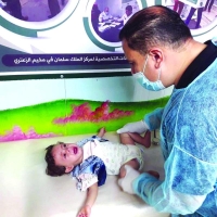 مركز الملك سلمان يخفف معاناة 495 مريضاً بمخيم الزعتري