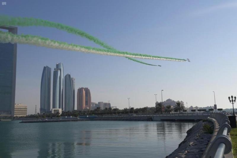 «معاً أبداً».. الإمارات تشارك المملكة احتفالاتها باليوم الوطني