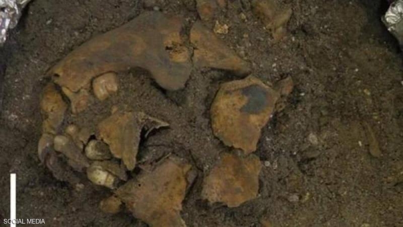 بقايا طفل مدفون قبل 8 آلاف عام