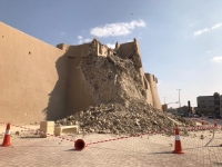 بعد 220 عاما.. سقوط سور قصر صاهود الأثري
