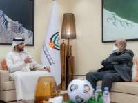 نائب رئيس الاتحاد العربي يزور "اتحاد الإمارات"
