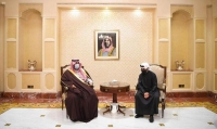 الأمير تركي بن محمد بن فهد ينقل تعازي القيادة في وفاة الشيخ ناصر صباح الأحمد