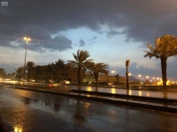 أمطار رعدية على المدينة المنورة حتى الـ 11 مساء