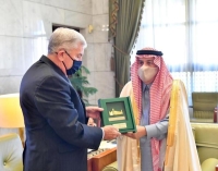 أمير الرياض يستقبل السفير الأمريكي بمناسبة انتهاء فترة عمله