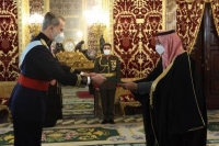 سفير المملكة يقدم أوراق اعتماده لملك إسبانيا