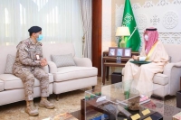الأمير أحمد بن فهد يستقبل قائد المنطقة الشرقية المعين حديثاً