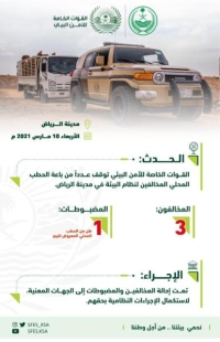 ضبط 3 مركبات محملة بالحطب المحلي في الرياض