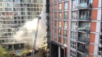 اندلاع حريق في برج مكوّن من 19 طابق في لندن