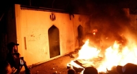 إضرام النار في قنصلية إيران بكربلاء.. بعد اغتيال ناشط عراقي