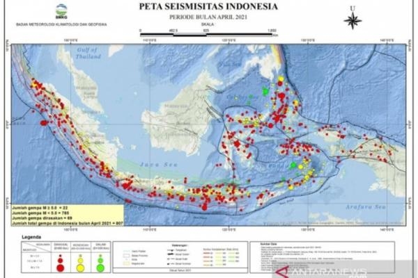 زلزال يضرب مناطق في إندونيسيا بقوة 5.5 درجة