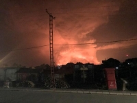بالصور..  ثوران بركان في الكونجو يثير الفزع 