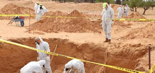 ليبيا: استخراج 4 جثث مجهولة من مقبرة في ترهونة