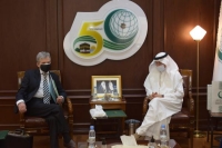 «العثيمين» يناقش تعزيز العلاقات مع سفير الجزائر