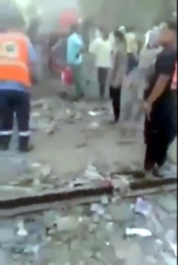 قتلى وجرحى جراء اصطدام قطار بحافلة عمال جنوب العاصمة المصرية