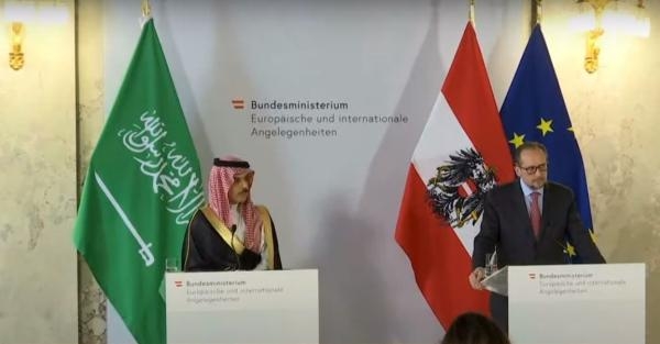 عاجل / وزير خارجية النمسا : المملكة من أهم الشركاء في الشرق الأوسط
