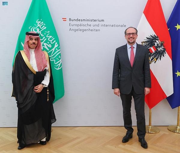 وزير الخارجية يعقد جلسة مباحثات رسمية مع نظيره النمساوي