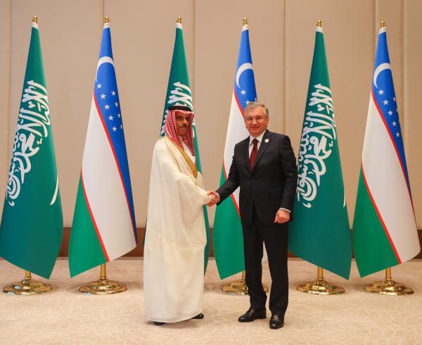 رئيس أوزبكستان يستقبل وزير الخارجية