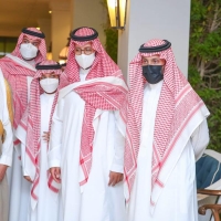 الأميران سلطان وأحمد بن فهد
بن سلمان يتلقيان التعازي
