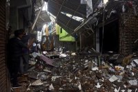 مصرع 5 أطفال جراء انهيار أرضي في بنجلاديش
