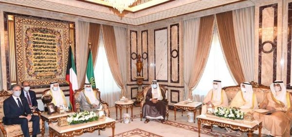 أمير الكويت يبحث مع وزير الخارجية الأمريكي القضايا المشتركة