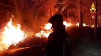 إيطاليا تكافح المئات من حرائق الغابات