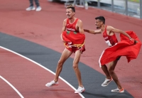 العداء المغربي تندوف: فوز البقالي بالذهب أنساني الخروج من سباق 3000 متر الأولمبي