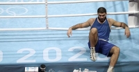 بعد استبعاده.. الملاكم الفرنسي علييف يطلب إعادة نزال بالأولمبياد