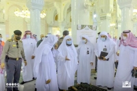 تدشين برنامج عودة الحلقات القرآنية حضورياً بالمسجد الحرام