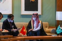 وزير الخارجية يبحث مع نظيره الفيتنامي العلاقات الثنائية