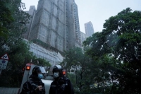استمرار ثالث أعلى تحذير من عاصفة في هونج كونج