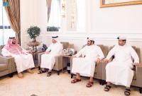 نائب رئيس الوزراء القطري يستقبل الأمير تركي بن محمد بن فهد