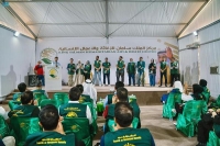 تدشين الحملة التطوعية السادسة في مخيم الزعتري لمساعدة السوريين