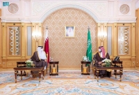 ولي العهد يلتقي أمير قطر ويستعرضا مبادرة «الشرق الأوسط الأخضر»