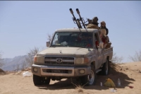 التحالف يدمر منصة إطلاق صواريخ باليستية للحوثي جنوب صنعاء