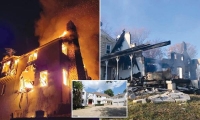 يحرق منزلا بـ 1.8 مليون دولار للتخلص من الثعابين