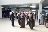 رئيس الطيران المدني يتفقد تجهيزات مطار حفر الباطن بالقيصومة