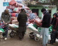 مركز الملك سلمان يوزع 19 طناً مساعدات غذائية في كابل
