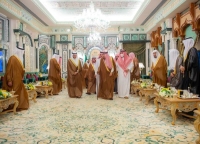 خادم الحرمين يستقبل رئيس مجلس الأمة الكويتي