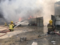 الكويت تسيطر على حريق سوق الخيام