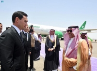 الرئيس التركمانستاني يغادر المدينة المنورة