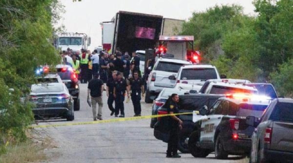 46 مهاجرا موتى في شاحنة بتكساس